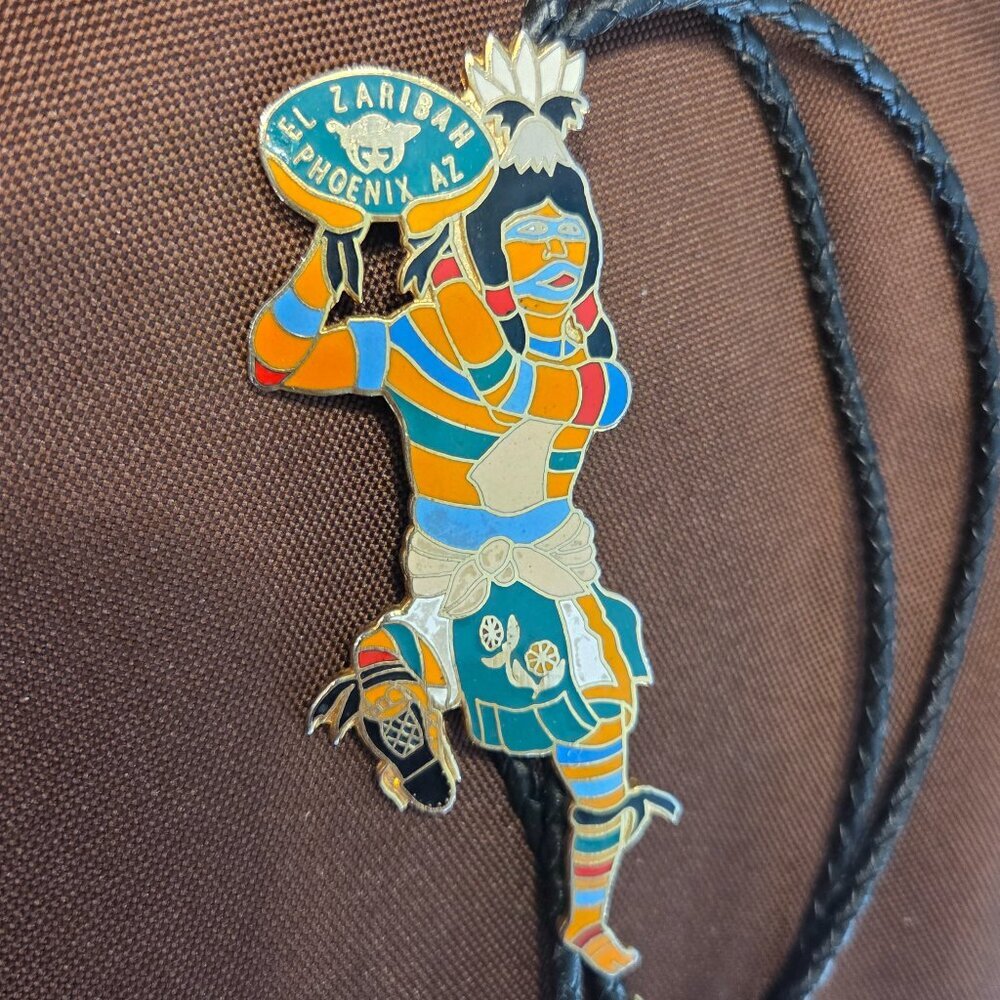 El Zaribah Kachina Bolo Tie 1986